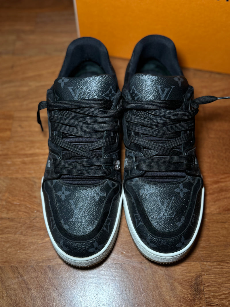 Louis Vuitton Trainers Black Monogram