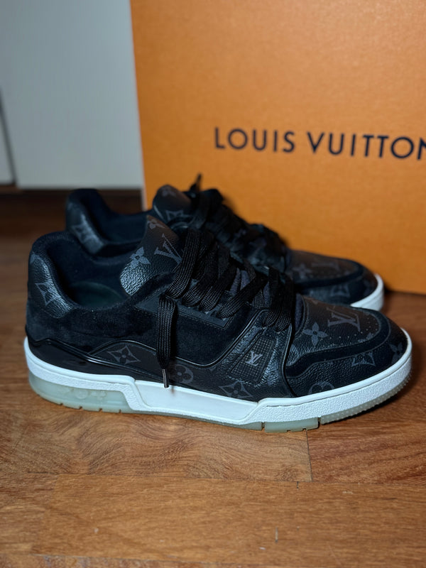 Louis Vuitton Trainers Black Monogram