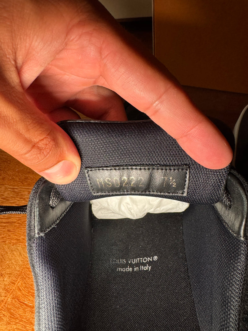 Louis Vuitton Trainers Black Monogram