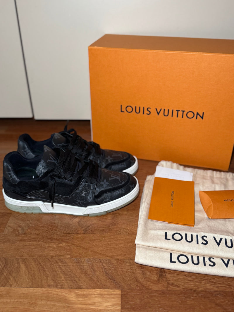 Louis Vuitton Trainers Black Monogram