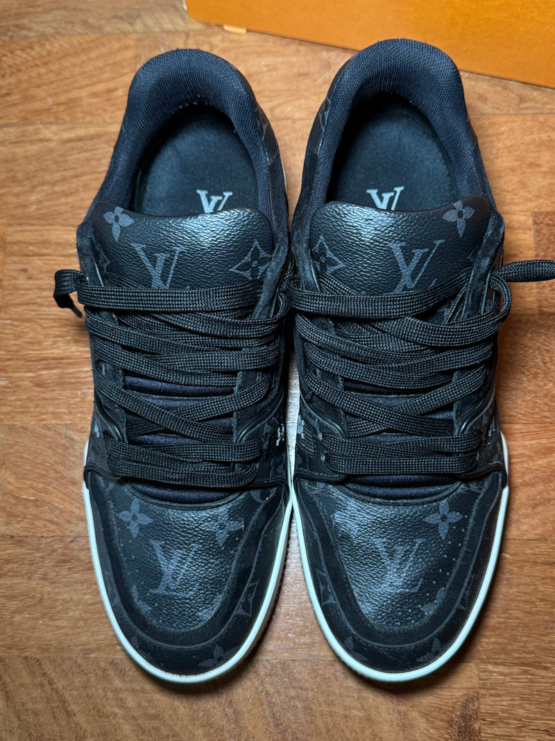 Louis Vuitton Trainers Black Monogram