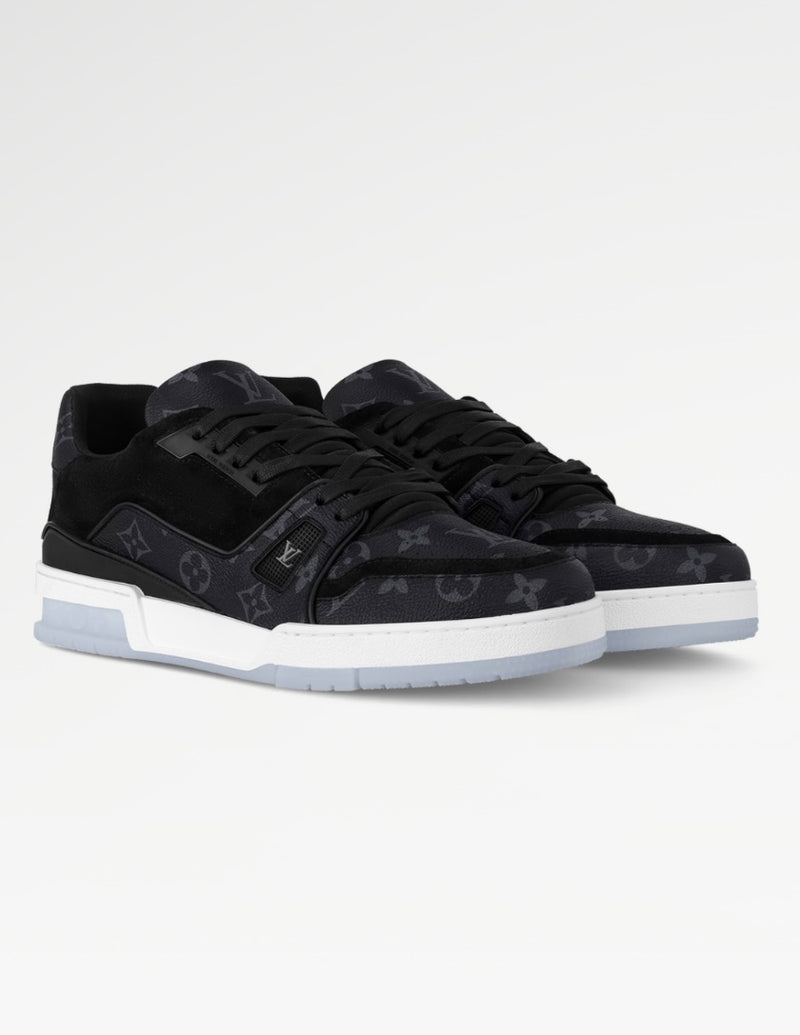 Louis Vuitton Trainers Black Monogram